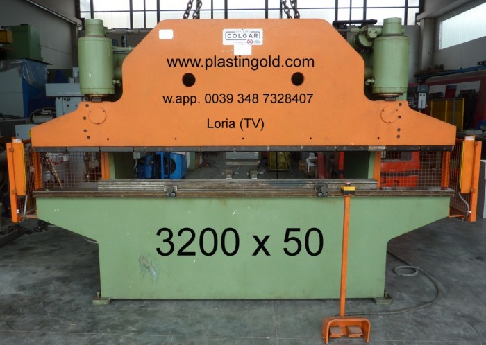 Pressa piegatrice Colgar 3200 x 50 ton - Plastin Gold